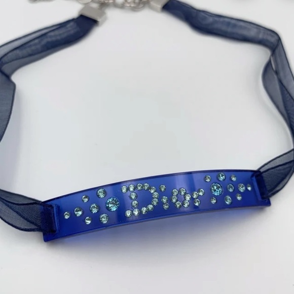 Dior Jewelry - Authentic:DIOR ACRYLIC Necklace IN AQUAMARINE BLUE